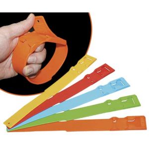 Ankle Straps Plastic Orange