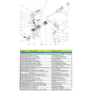 Motor Housing Set Pro3000i Oster Complete (165874-000-000)