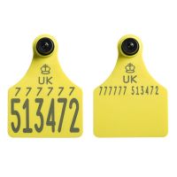 Replacement Ultra Senior Primary and Ultra Senior Secondary Yellow with Management Space Cattle Tags