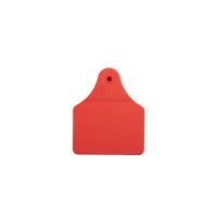 Ultra Senior Male Red Blank Cattle Tag